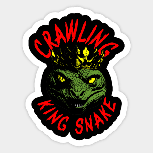 Crawling King Snake Sticker